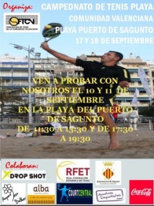 Campeonato Tenis Playa de la Comunidad Valenciana